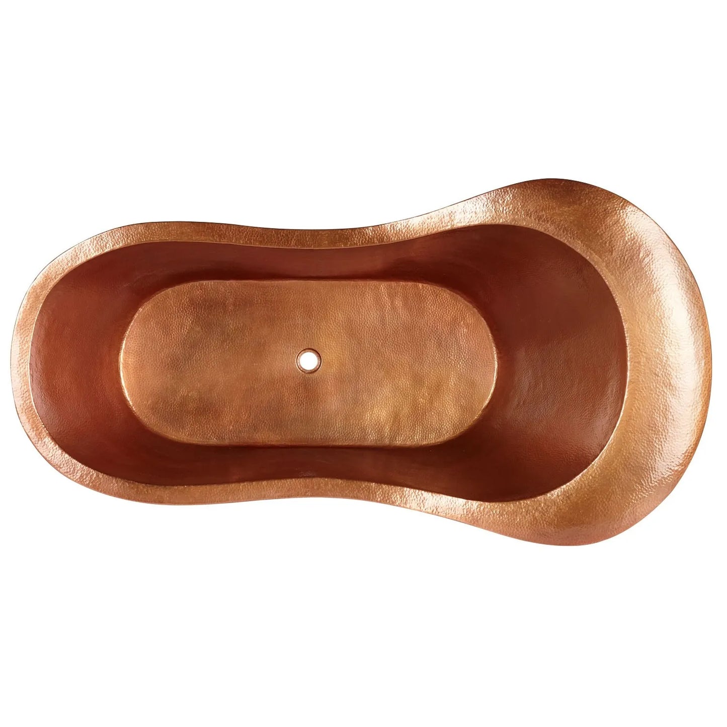 Verdigris Single Slipper Slimline Claw Bath
