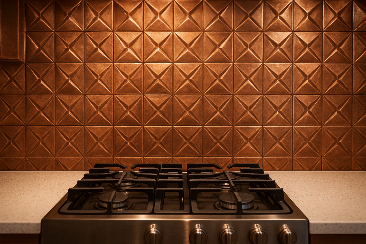 Copper Backsplash