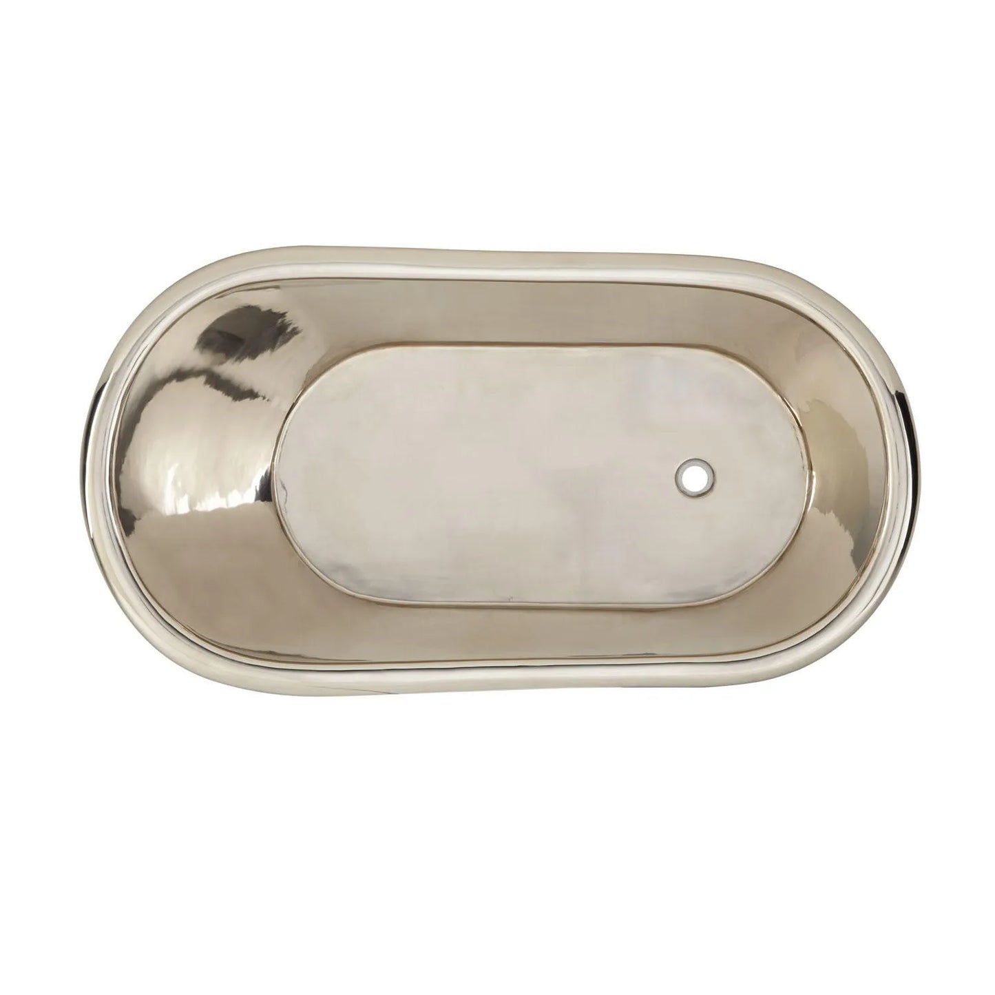 Antique/Nickel Clawfoot Single Slipper Bath