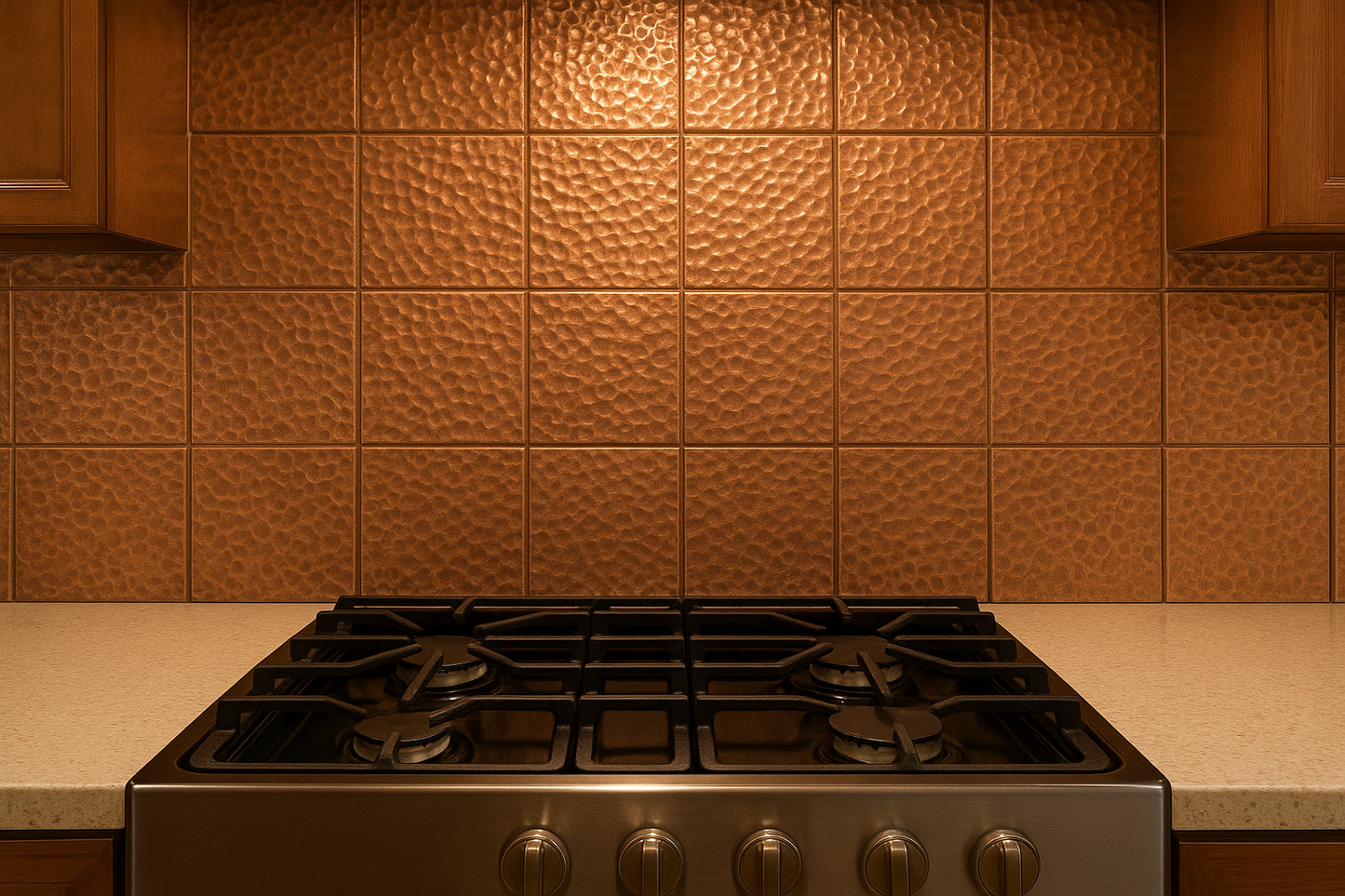 Copper Backsplash