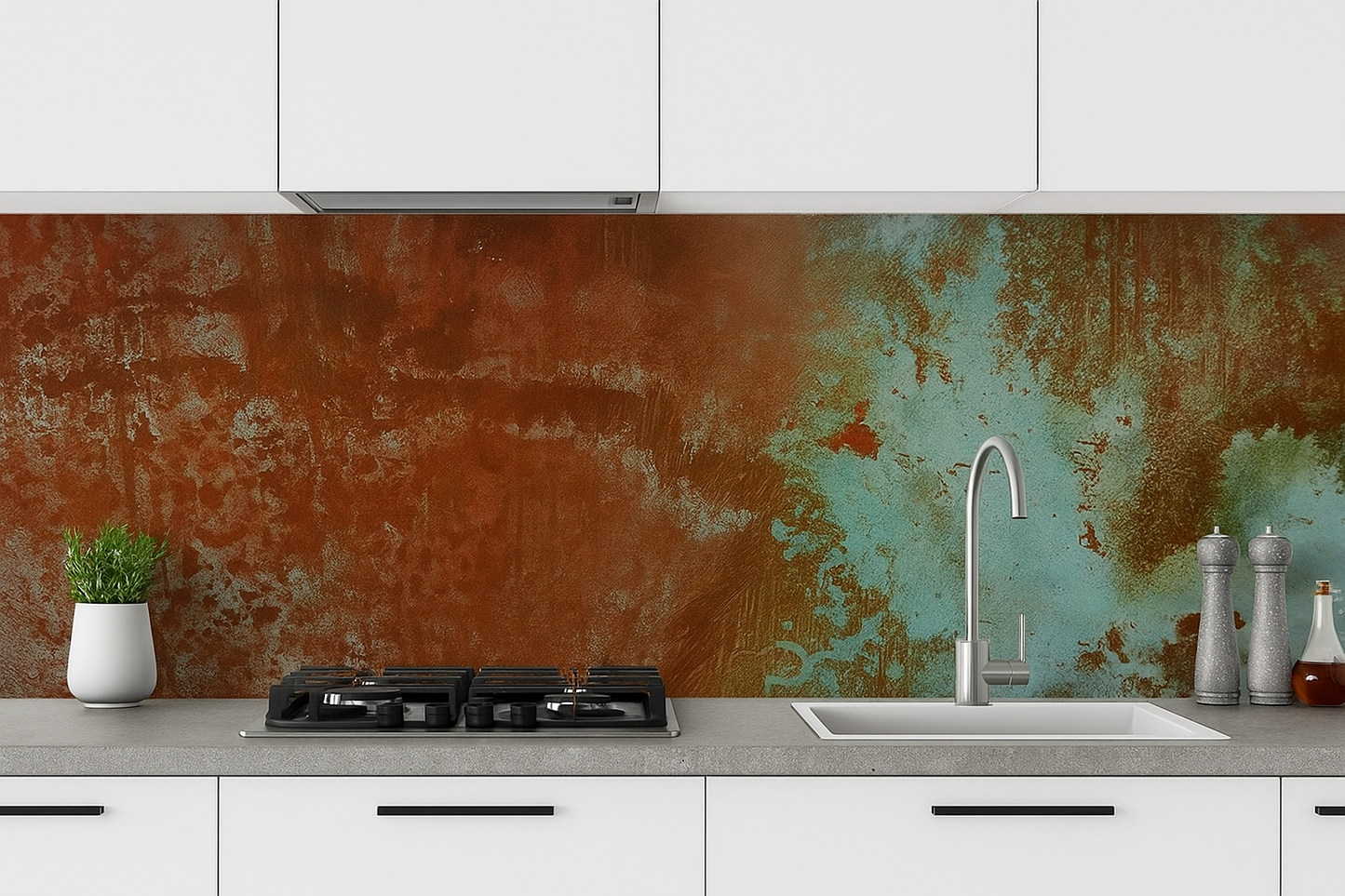 Copper Backsplash