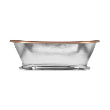 Copper Nickel Polished Bath Hammered