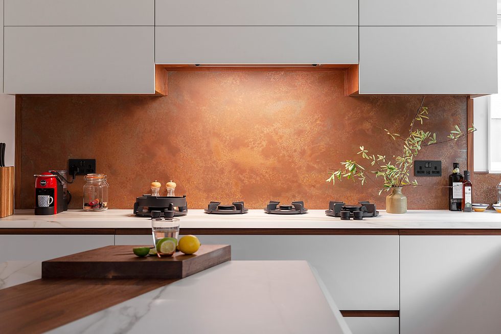 Copper Backsplash
