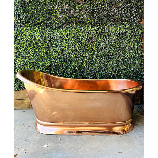 Shiny Polished Single Slipper Bath