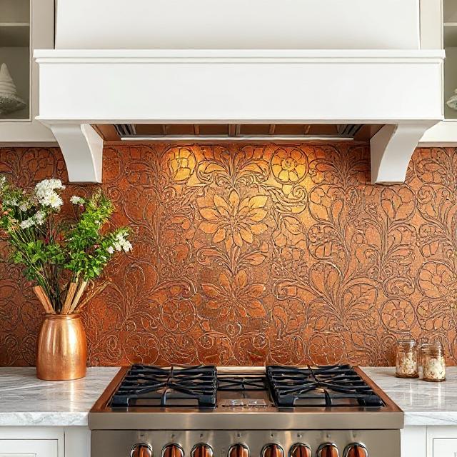 Copper Backsplash