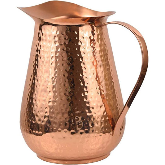 Pure Copper Pitcher Hammered