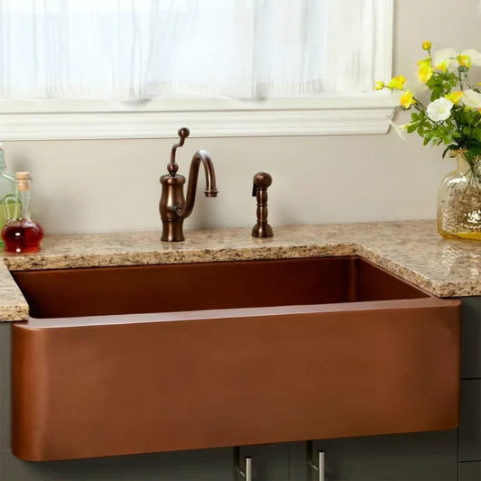 Copper Farmhouse Sink Large