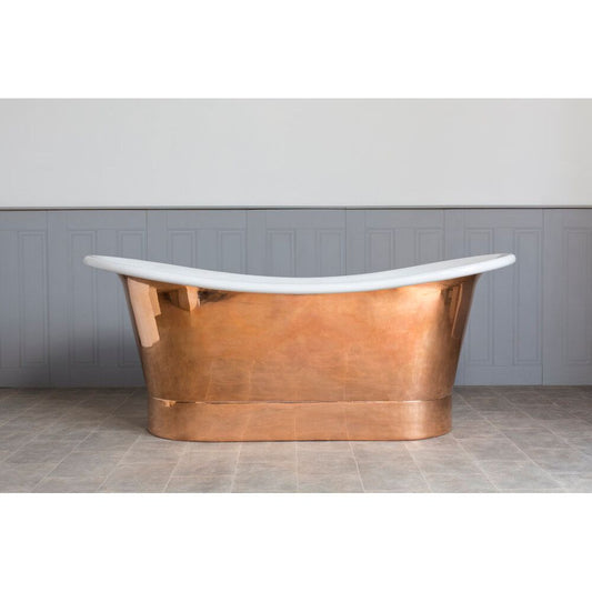 Snow White Interior Copper Bath
