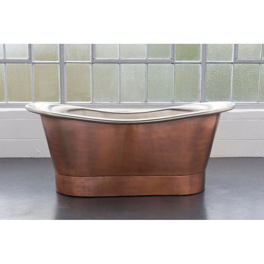 Antique Copper Polished Nickel Bath