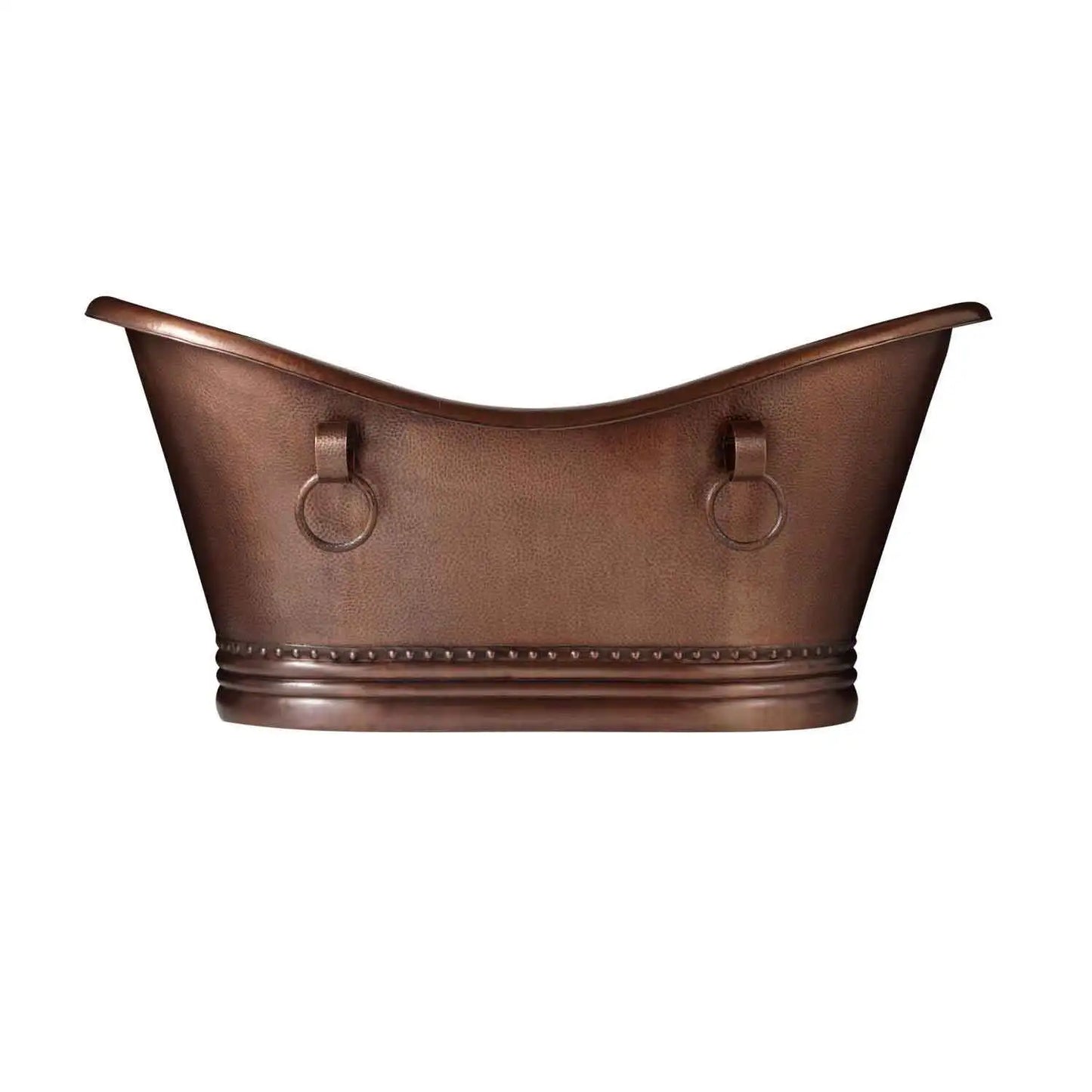 Aged Copper Double Ended Bath With Handles