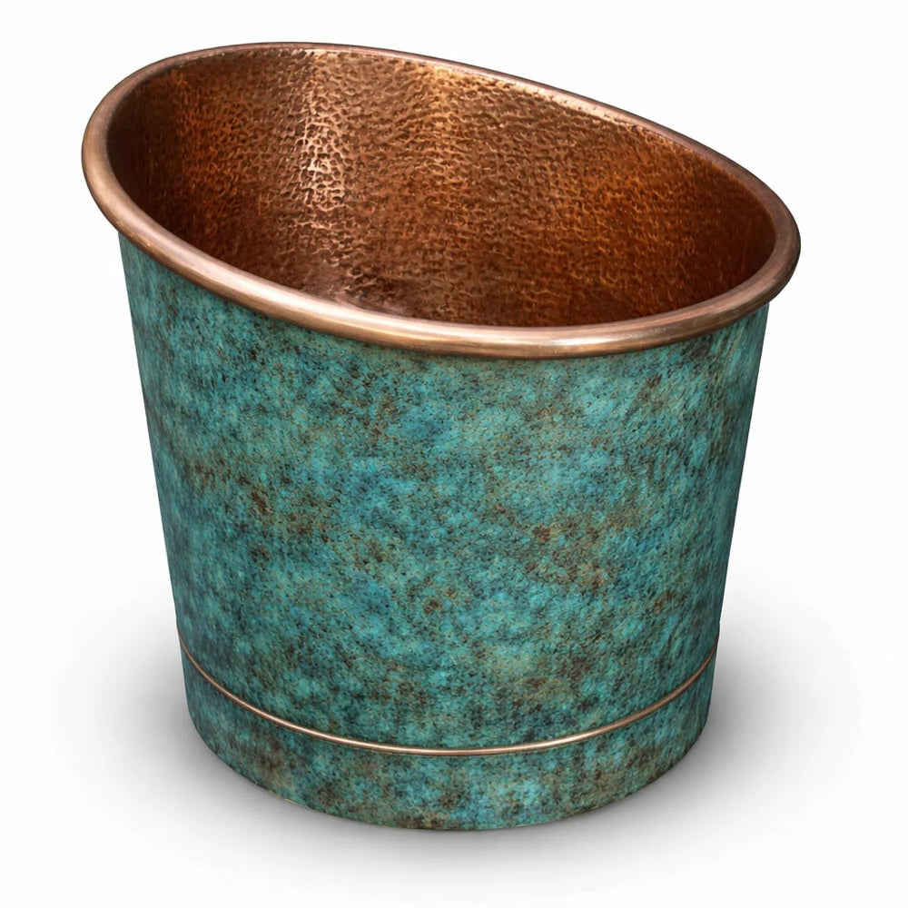 Verdigris Japanese Soaking Copper Bath