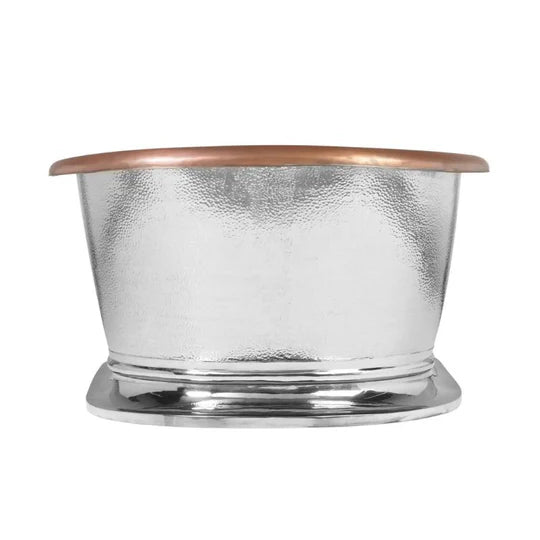 Copper Nickel Polished Bath Hammered