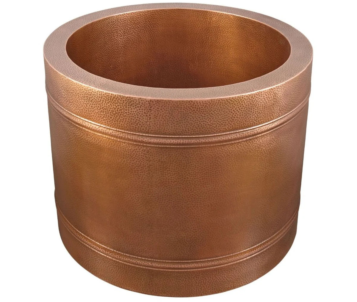 Japanese Inspired Antique Copper Harmony Tub