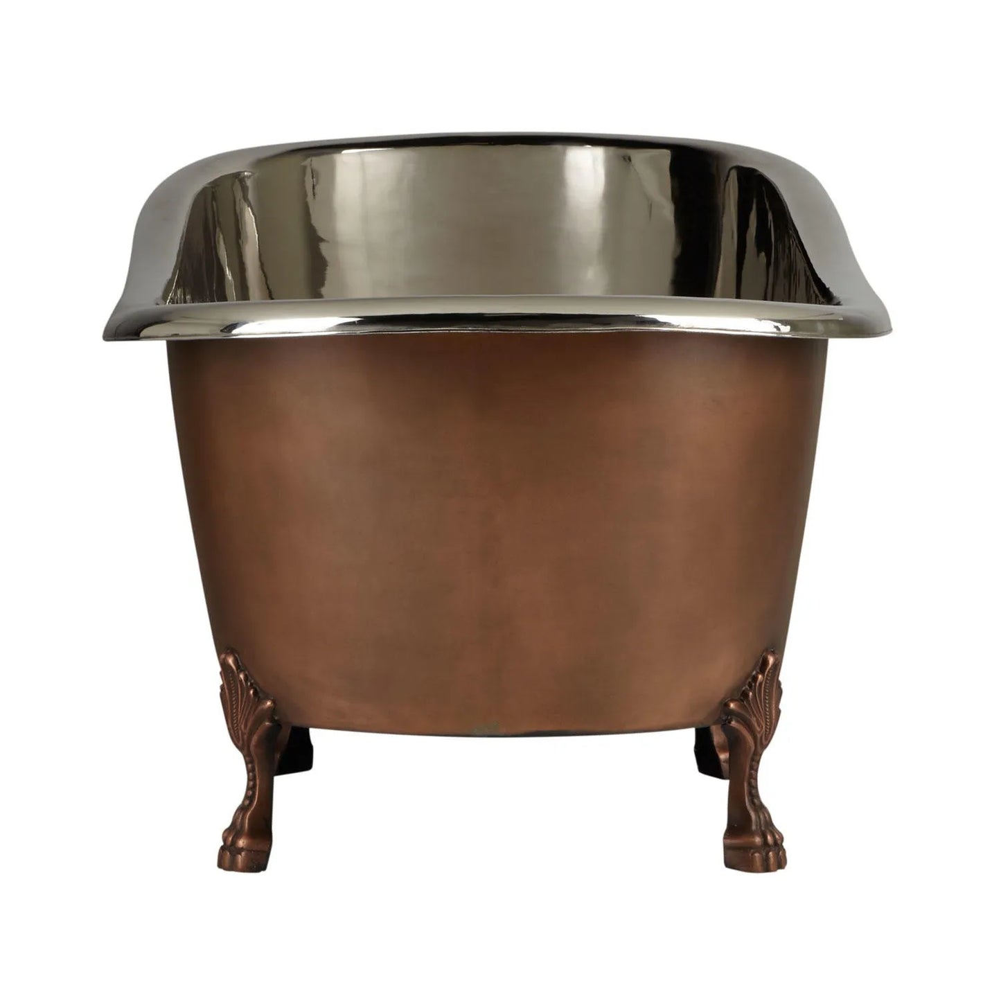 Antique/Nickel Clawfoot  Single Slipper Bath