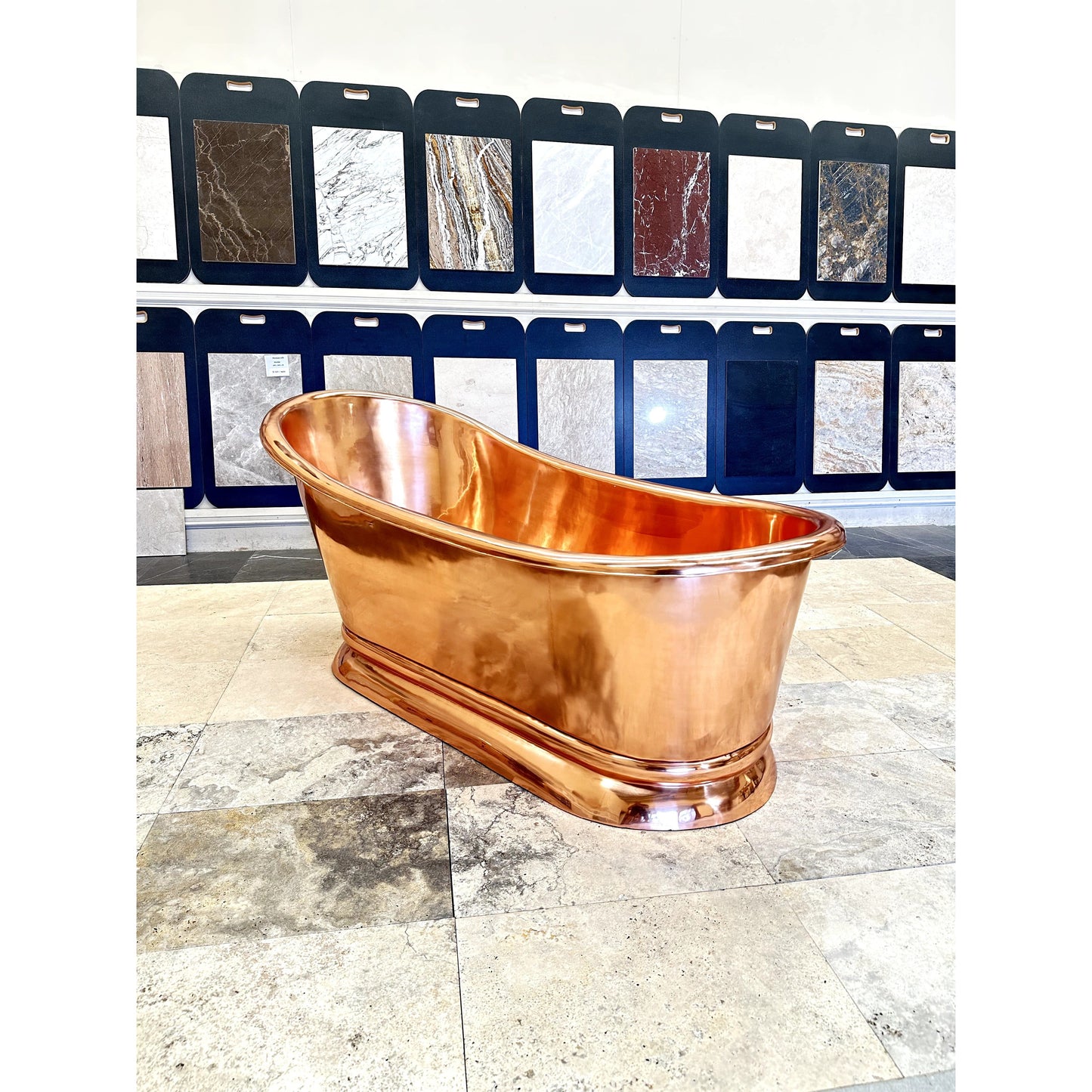 Shiny Polished Single Slipper Bath