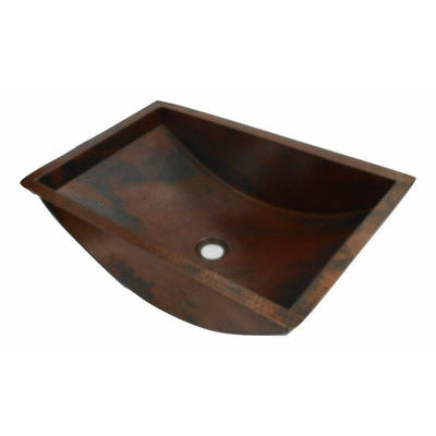Copper Mexican Fire Rectangular Trough
