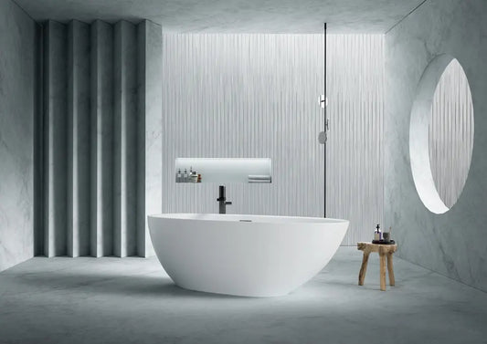 Oval Freestanding Bath  Egg| Gloss White or Matte White