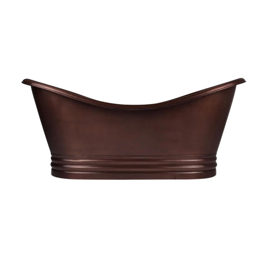 Dark Hammered Double Bath
