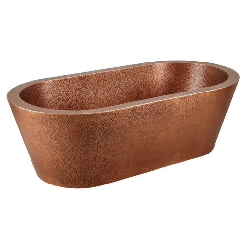 Double Flat Edged Hammered Bath