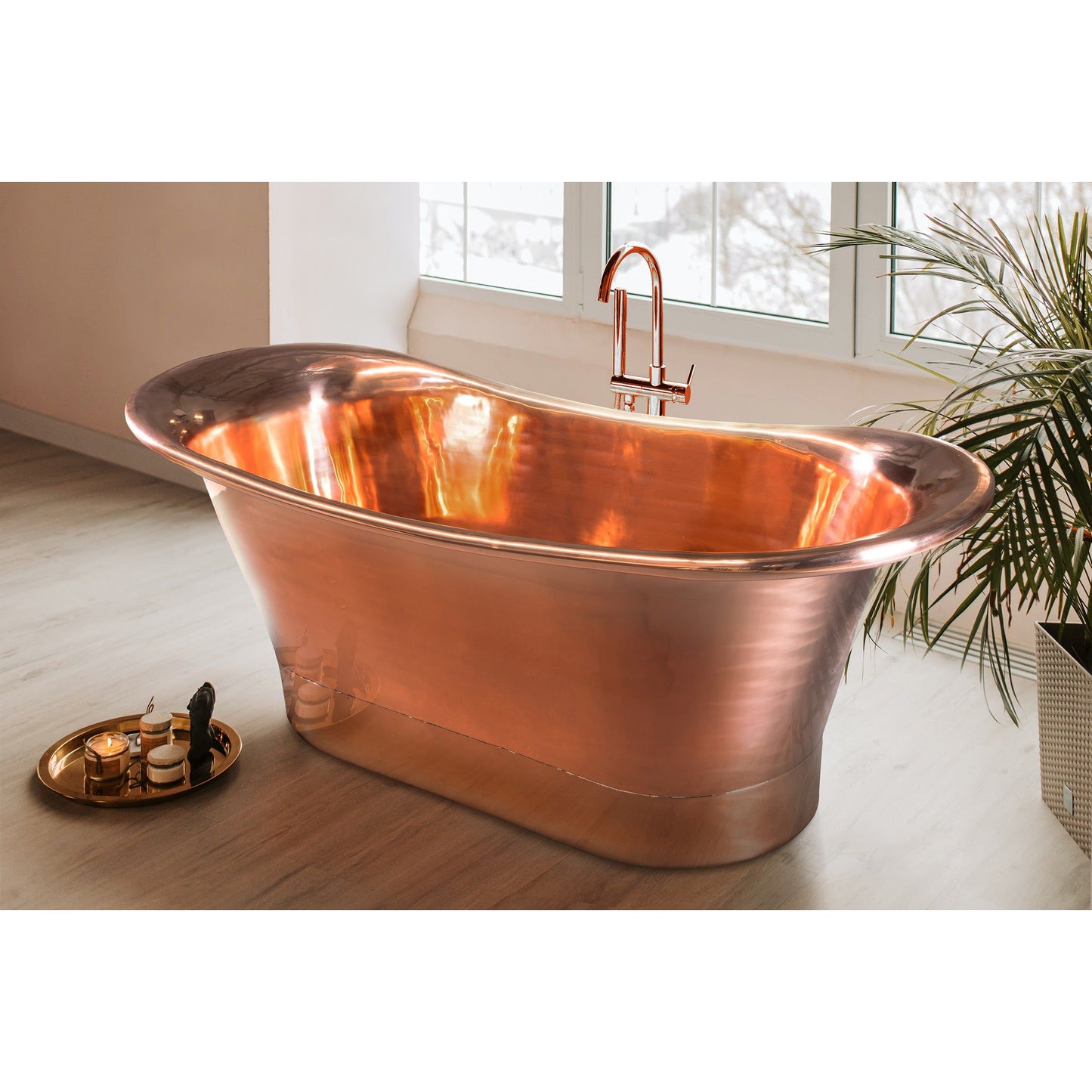 Copper Shiny Polished Bath