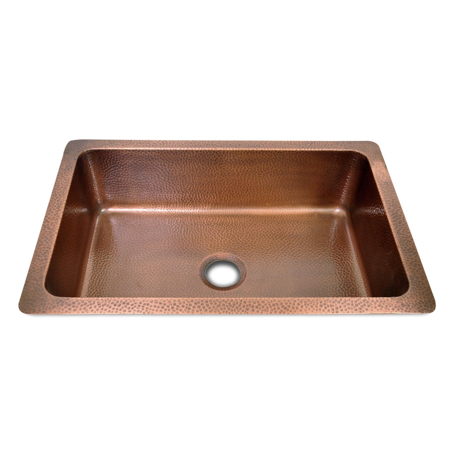 Copper Petal Front Farmhouse Sink Large