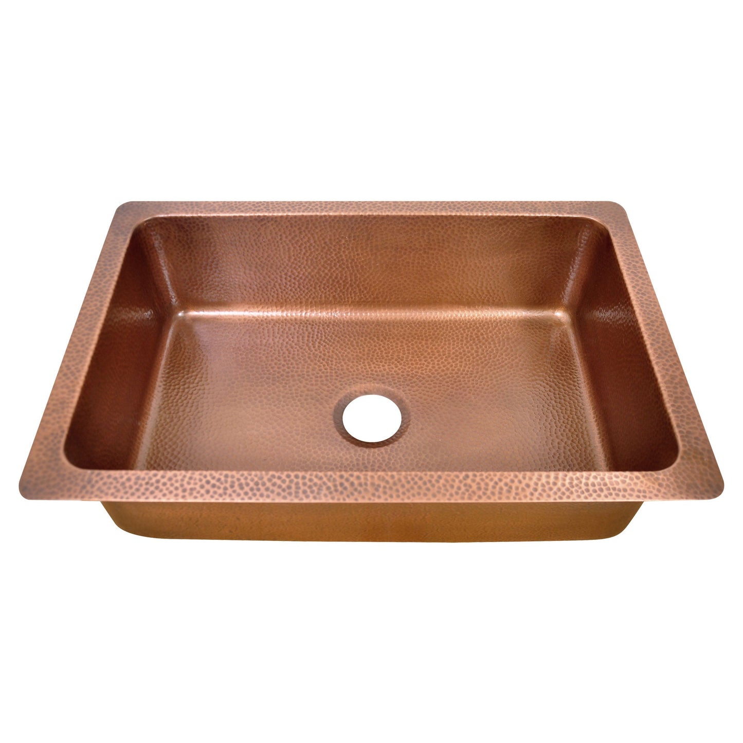 Copper Petal Front Farmhouse Sink Large