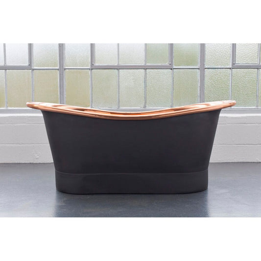 Matt Black Copper Bath