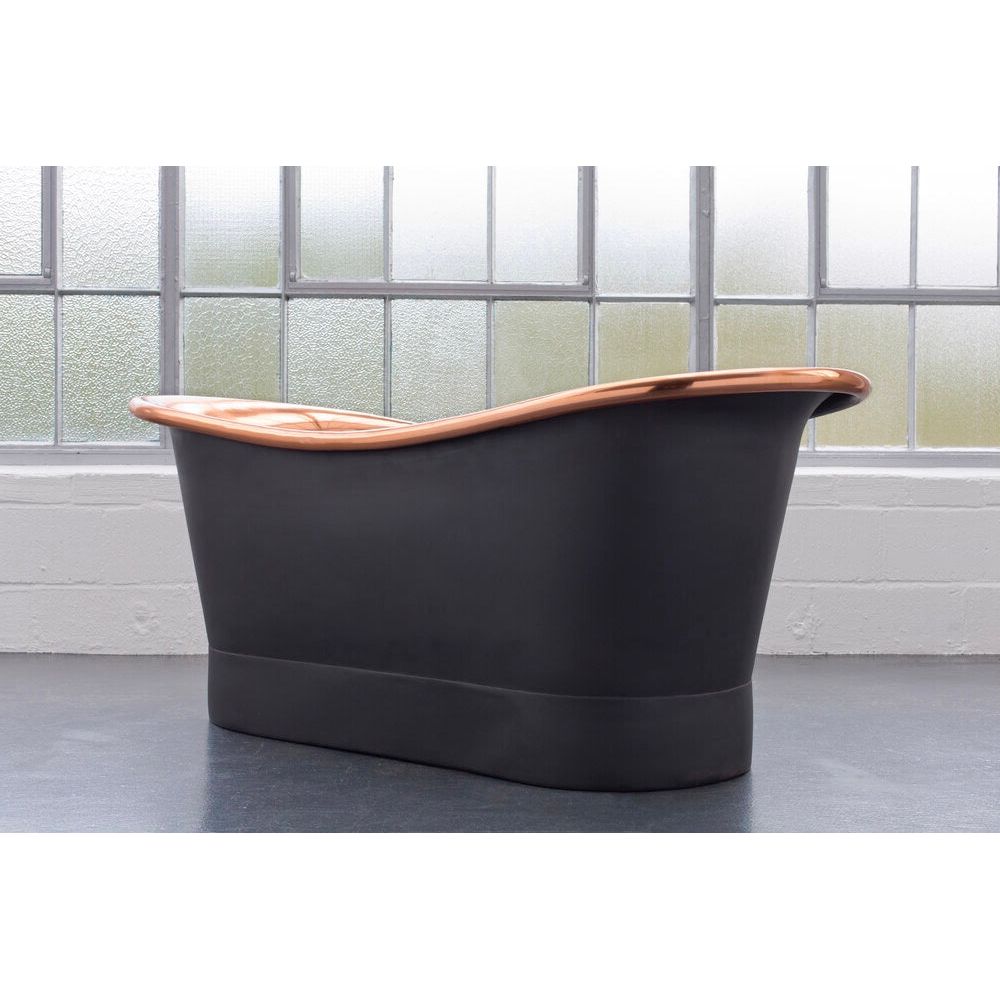 Matt Black Copper Bath