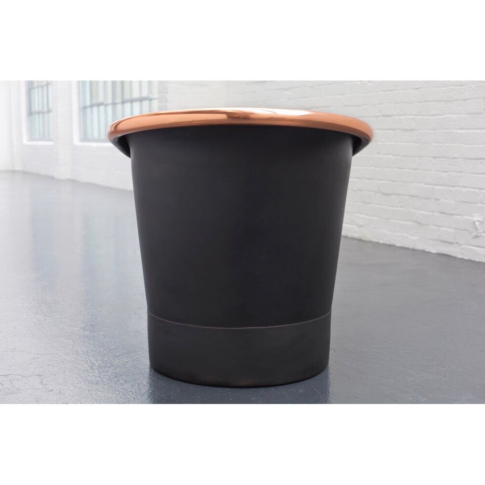 Matt Black Copper Bath
