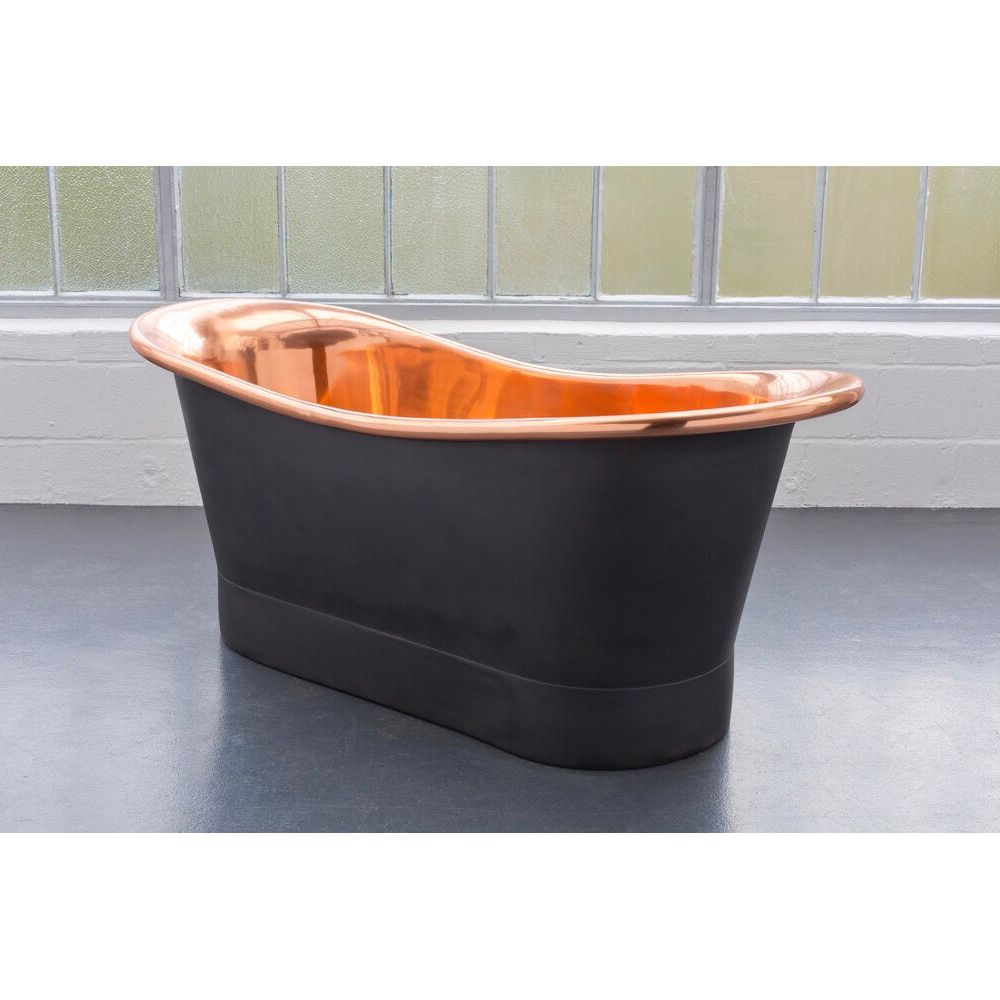 Matt Black Copper Bath