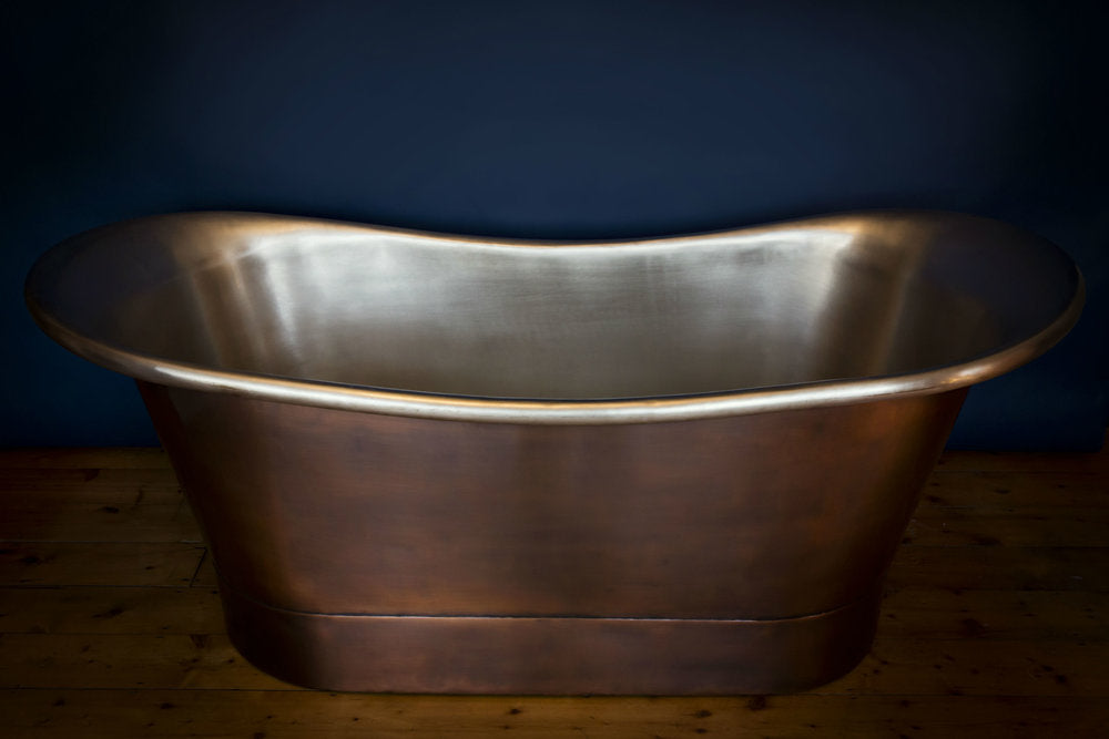 Antique Copper Polished Nickel Bath