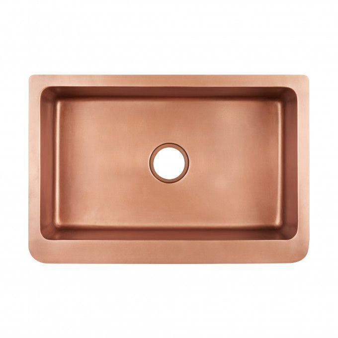 Copper Farmhouse Sink Small
