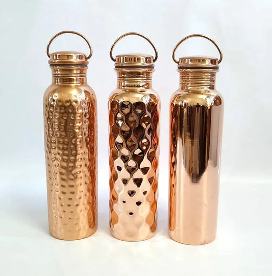 Pure Copper Beverage Bottles